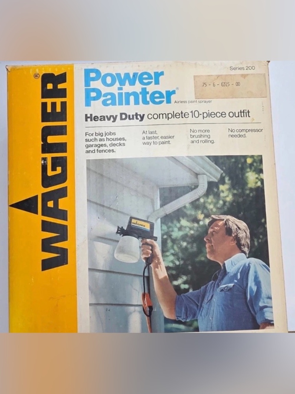 Wagner Power Painter Heavy Duty Airless Paint Sprayer - Yellow/Black